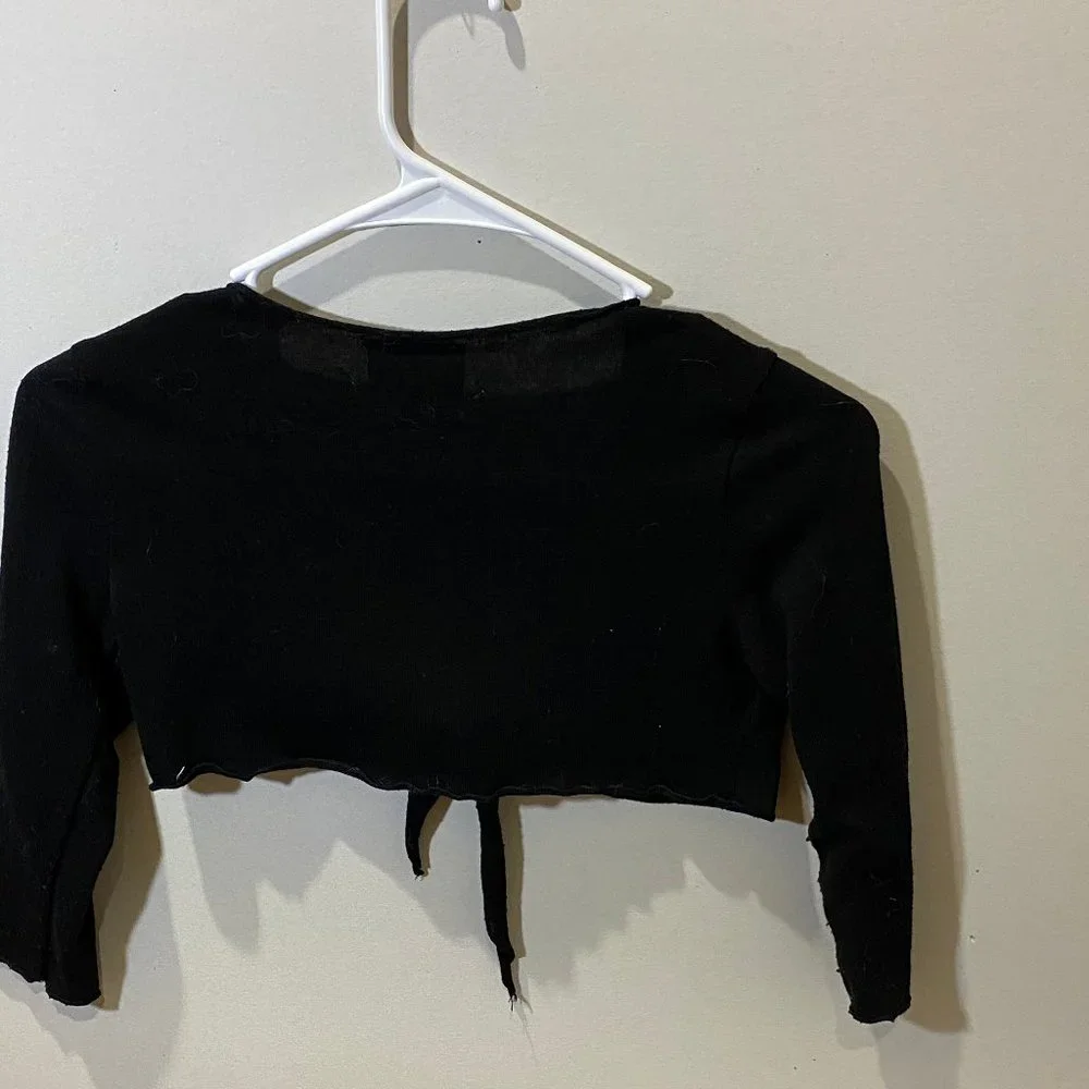 by&by black tie sweater shrug